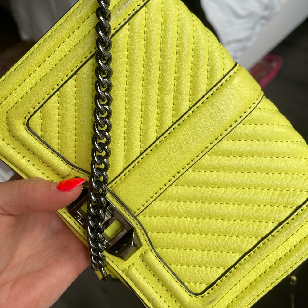 Rebecca Minkoff Chevron Quilted Love Crossbody